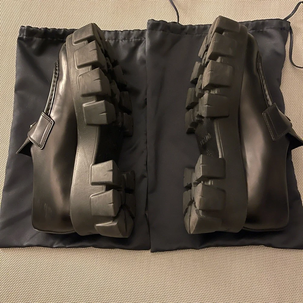 Prada Monolith Loafers - Picture 4 of 5